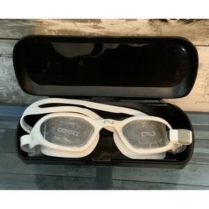 COPOZZ Volans Swimming Training Goggles White Men Women Youth Anti-Fog Lens